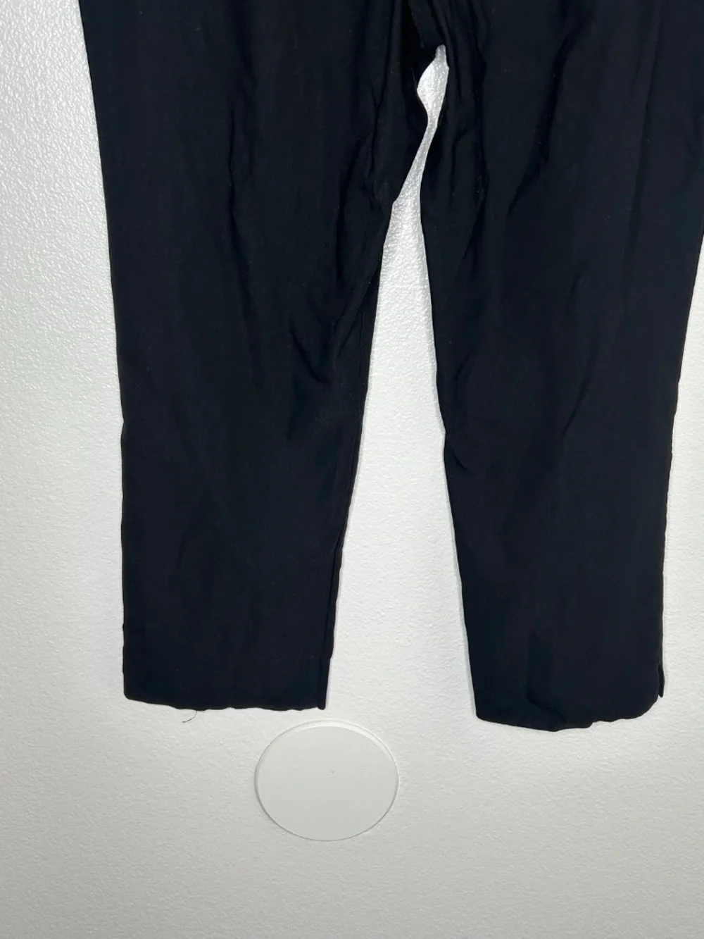 Chicos So Slimming Womens Black Crop Stretch Pull-On Pants Size 0.5/ 6